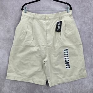PBX Basics‎ Khaki Tan Pullon Cargo Bermuda Pants Shorts Plus 16W